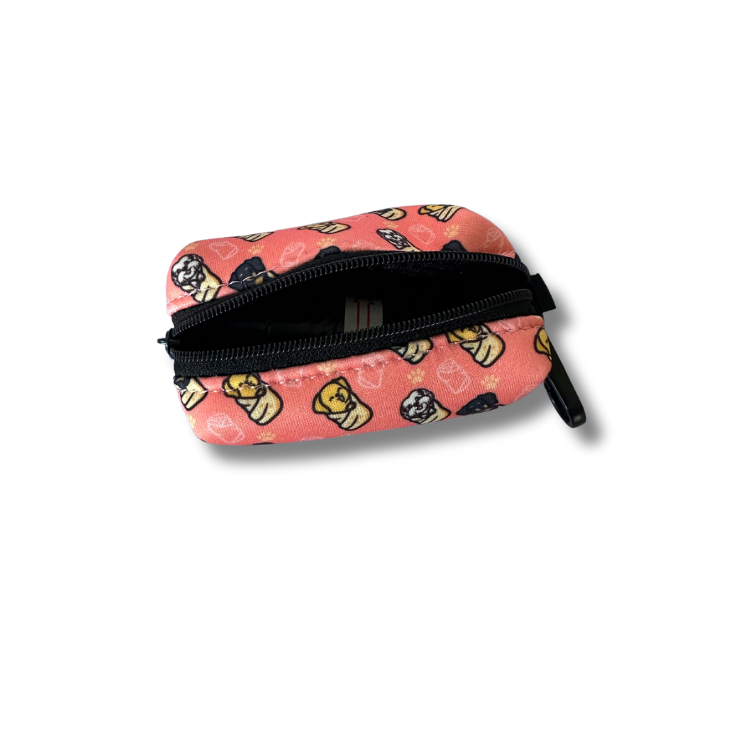 Blanket-Burrito Pup's Poo Bag Holder