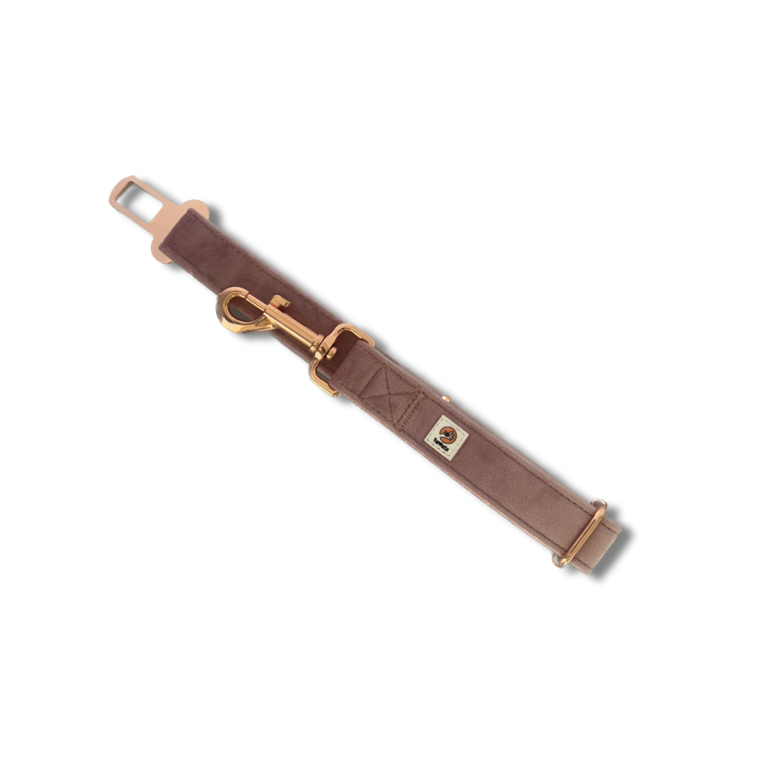 Velvet Seat Belt Restraint - Pink