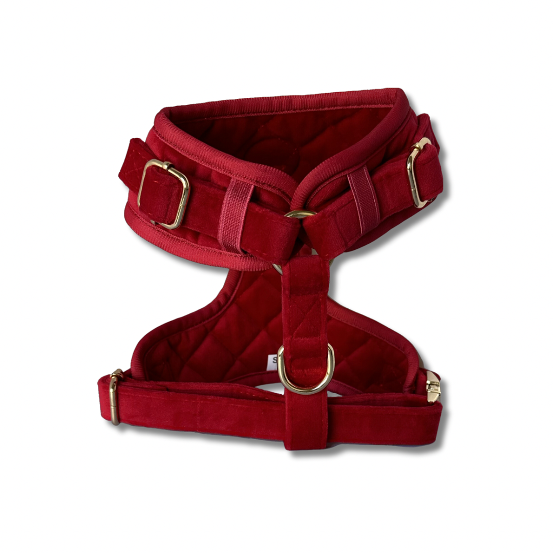 Velvet Harness - Red