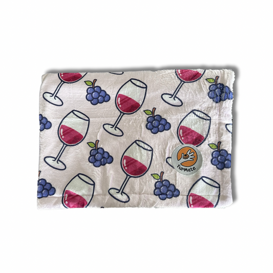Pawty Red Wine Blanket