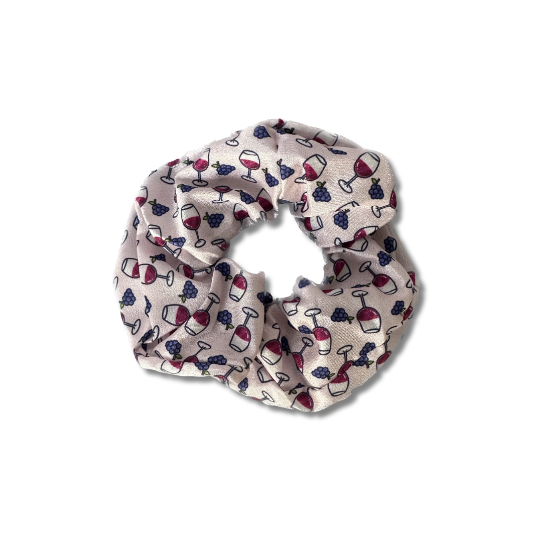 Pawty Red Wine Scrunchie